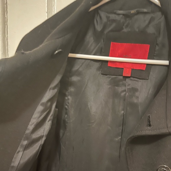 MNG Women’s Black Pea Coat Size XXS - Picture 5 of 9